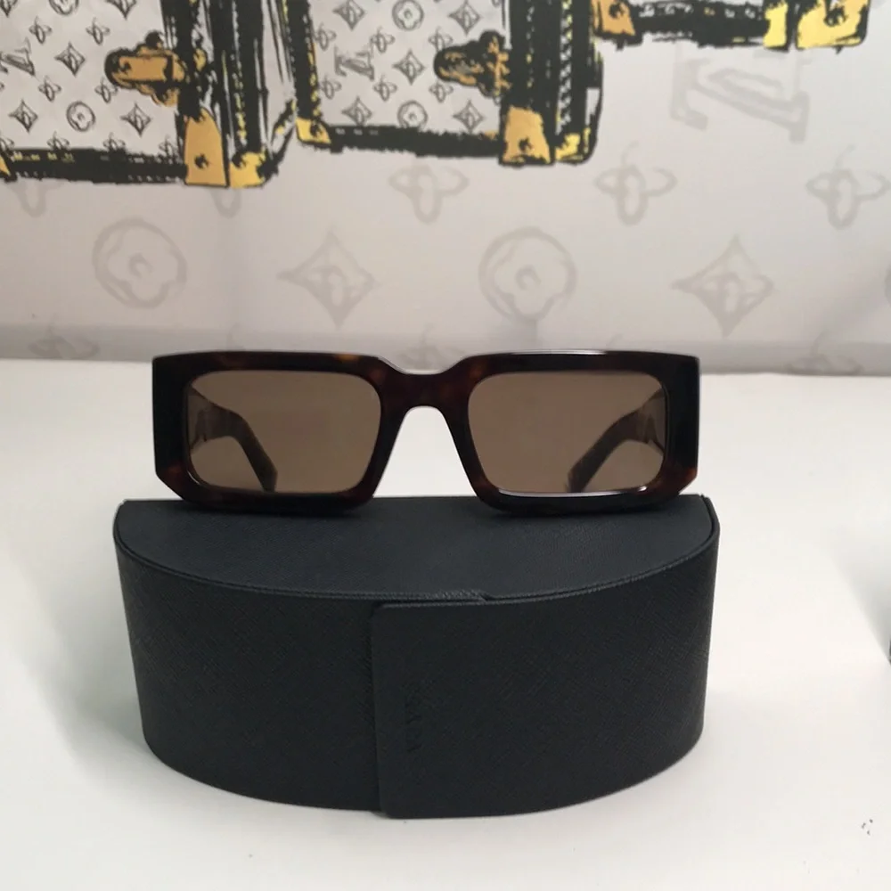 New Authentic Prada PR06YS Brown Sunglasses – Bold Luxury with UV Protection